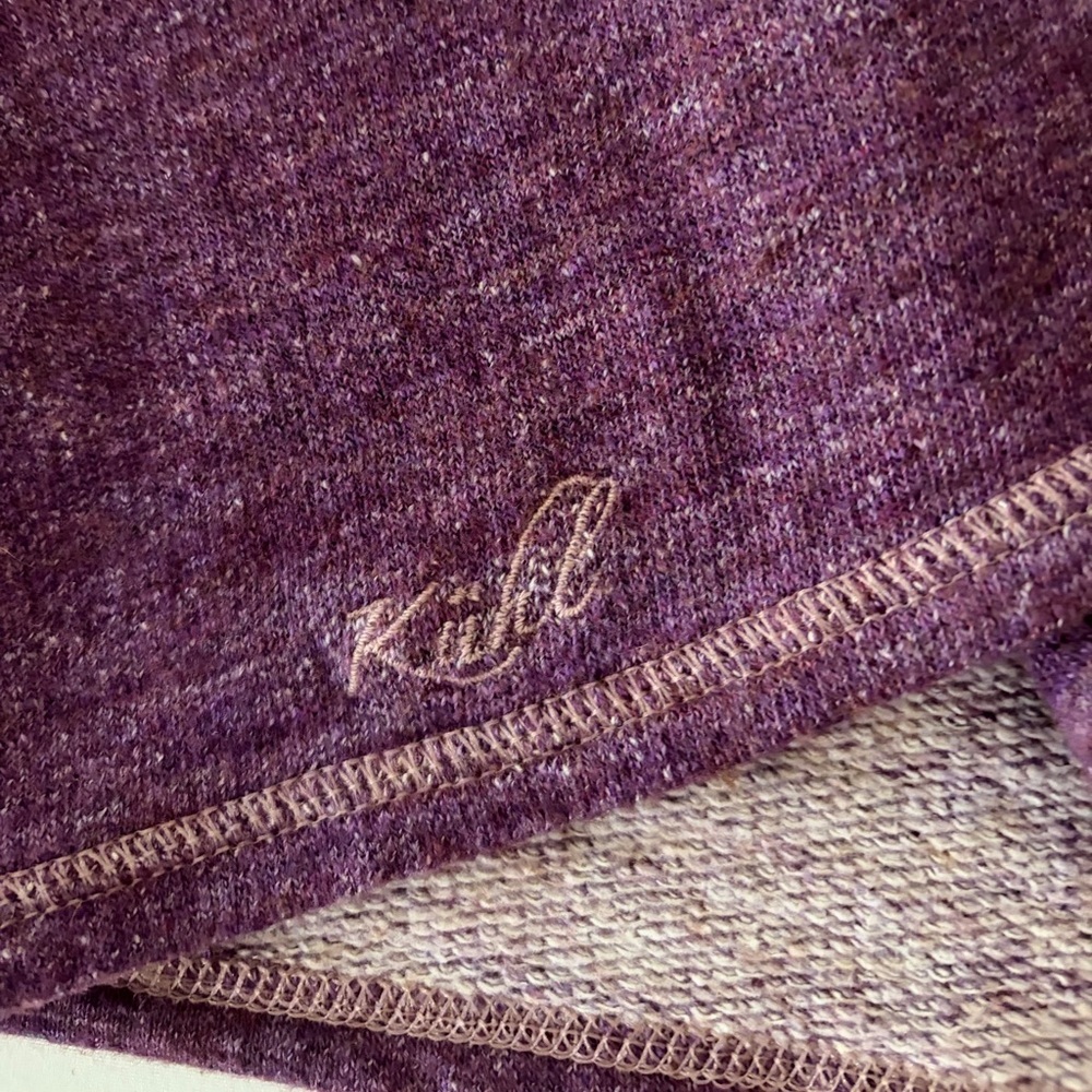 Kuhl Women’s NOVA Pullover Sweater Dress Cowl Neck Wool Blend Purple size Large - Picture 9 of 15